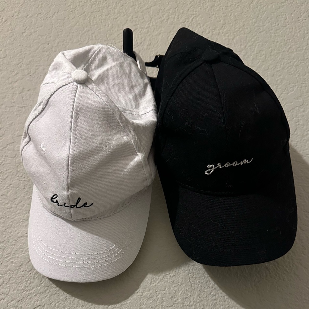Bride and Groom Caps